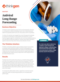 Antiviral Long-Range Forecasting